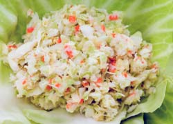 Delicious Homemade Garlic Salad