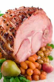 Ham with all the trimmings