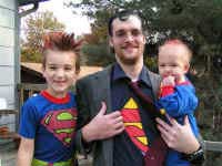 Supermen! Cark Kent and the Superboys!