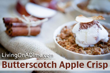 Butterscotch Apple Crisp Recipe
