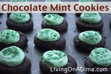 Homemade Chocolate Mint Cookies Recipe