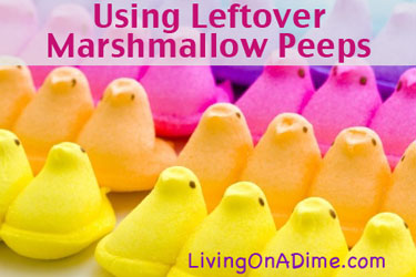 Using Leftover Easter Marshmallow Peeps