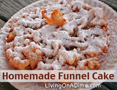 Homemade Funnel Cakes Recipe