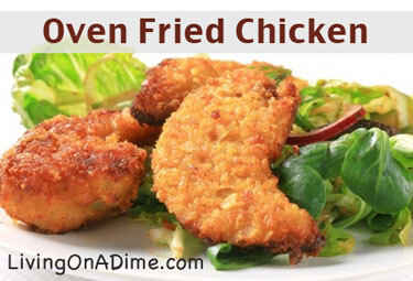 Oven Fried Chicken Recipe