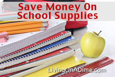 Save Money on Back To School Supplies