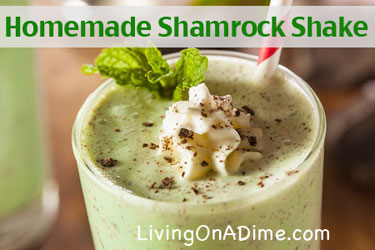 Homemade Shamrock Shake Recipe