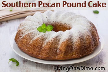 Southern Pecan Pound Cake Recipe