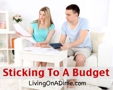 Sticking To A Budget