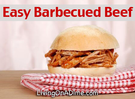 Easy Barbecued Beef Recipe
