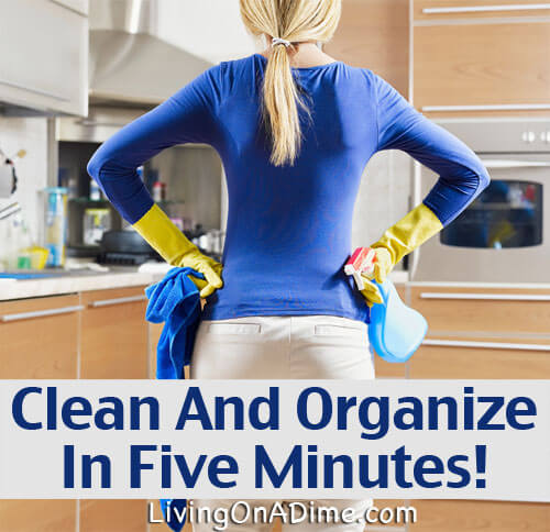 Clean and Organize in Five Minutes!