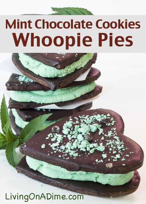 Whoopie Pies - Mint Chocolate Cookies Recipe