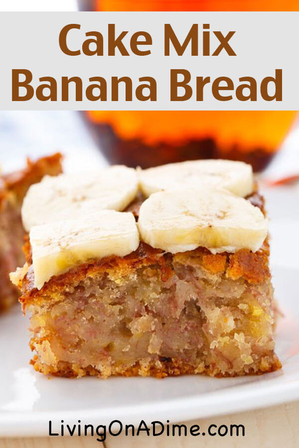Cake Mix Banana Bread Recipe - Quick And Easy Banana Bread