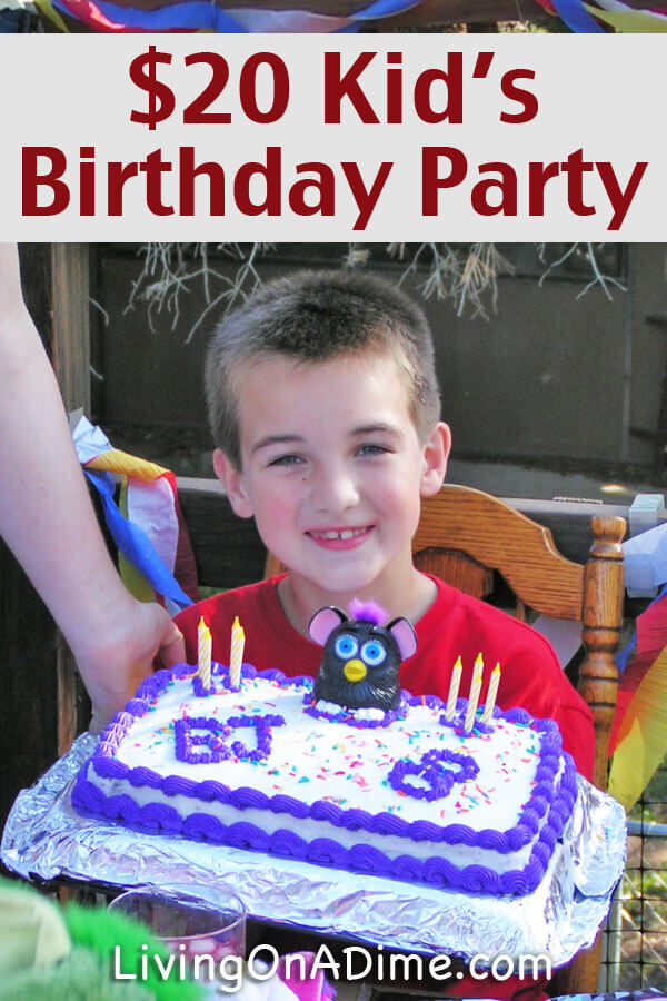 Cheap Kids Birthday Party Ideas 20 Birthday Party 