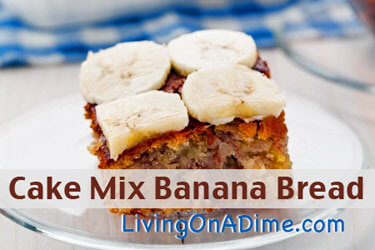 Cake Mix Banana Bread
