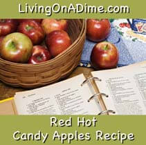 Red Hot Candy Apples Recipe
