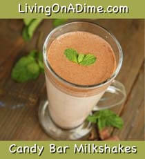 Candy Bar Milkshakes