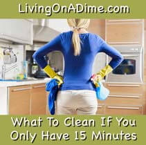What To Clean If You Only Have 15 Minutes