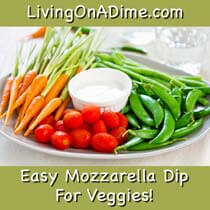 honey-mustard-chicken Easy Mozzarella Dip for Vegetables
