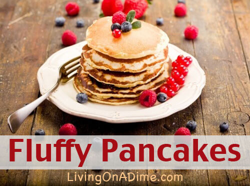 Brunch Menu - Fluffy Pancakes And Bacon Sausage Wraps