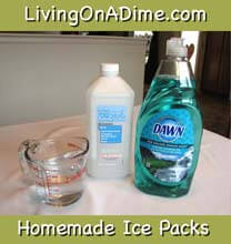 Homemade Ice pack Homemade Ice Packs Recipe