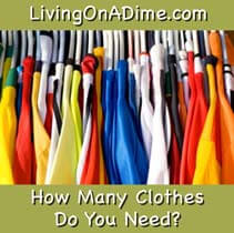 Colorful Shirts how many clothes do i need - too many clothes