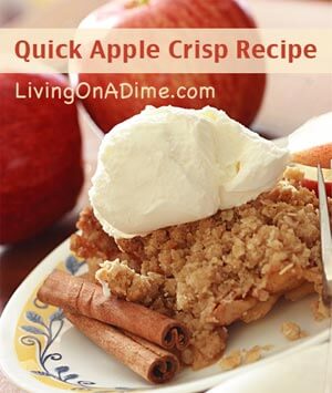 Quick Apple Crisp Recipe