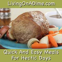 quick and easy meals for busy families