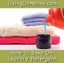 Save Money On Laundry Detergent