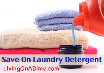 Save Money On Laundry Detergent