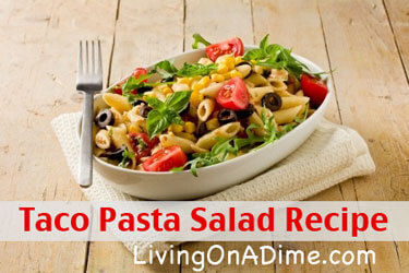 Easy Taco Pasta Salad Recipe And Menu