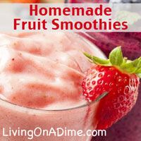 Homemade Fruit Smoothies