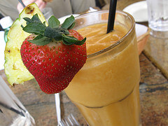 orange smoothie