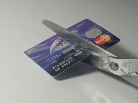 cutting credit card