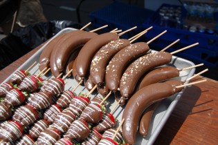frozen bananas