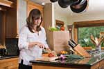 woman in kitchen woman in kitchen