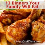 Easy Family Menu Ideas