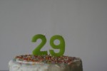 29 birthday cake