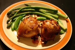 apricot chicken garlic lime asparagus