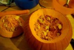 Pumpking carving roast pumpkin