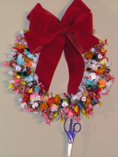 Christmas Candy Wreaths