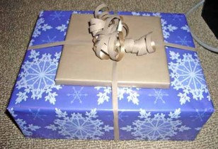 wrapped-gift wrapped gift giving
