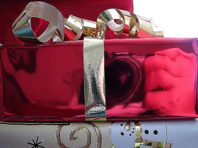 red Christmas present