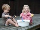 kids cleaning