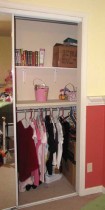 closet-int Bedroom Closet open