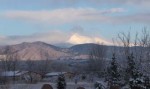 Colorado mountains in the morning