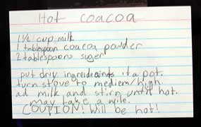 homemade-recipe Recipe card for homemade cocoa