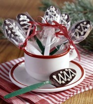 chocolate covered spoons