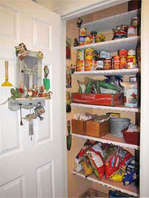 Pantry With Door Open Pantry With Door Open