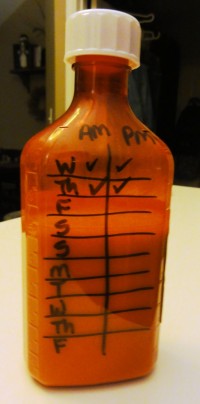 antibiotic bottle