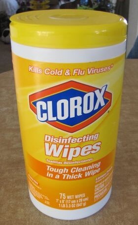 Easy disinfecting wipes